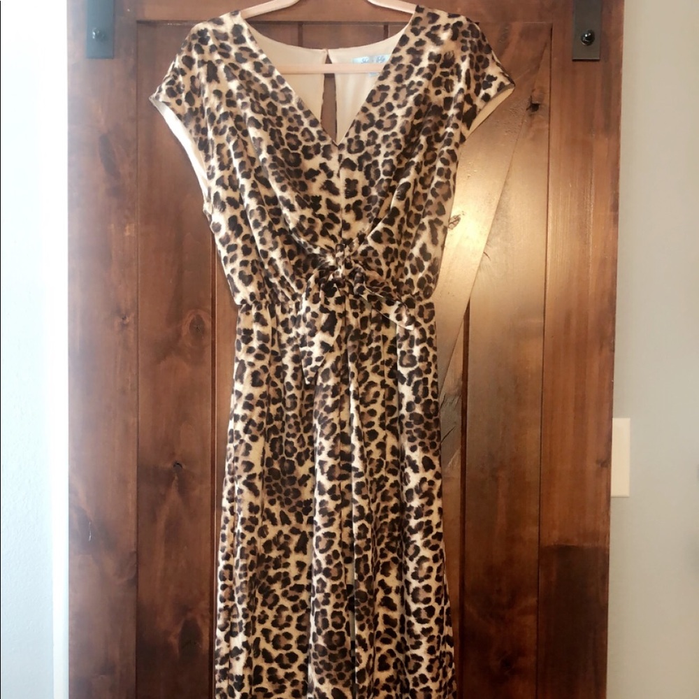 Leopard Print Jumpsuit - image 1